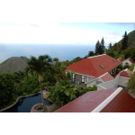 Hummingbird Villa from the air - Saba Island Premier Properties